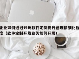 企业如何通过郑州软件定制提升管理精细化程度（软件定制开发业务如何开展）