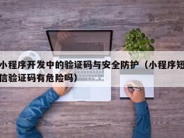 小程序开发中的验证码与安全防护（小程序短信验证码有危险吗）