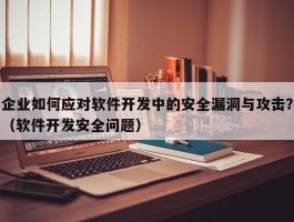 企业如何应对软件开发中的安全漏洞与攻击？（软件开发安全问题）