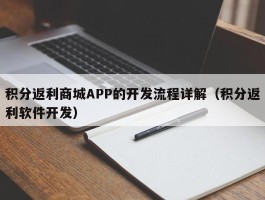 积分返利商城APP的开发流程详解（积分返利软件开发）