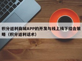 积分返利商城APP的开发与线上线下结合策略（积分返利话术）