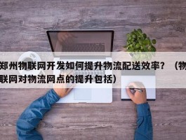 郑州物联网开发如何提升物流配送效率？（物联网对物流网点的提升包括）