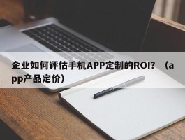 企业如何评估手机APP定制的ROI？（app产品定价）