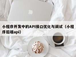 小程序开发中的API接口优化与调试（小程序后端api）